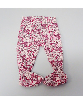 Nohavičky H&M bordové s kvetmi, veľ.74