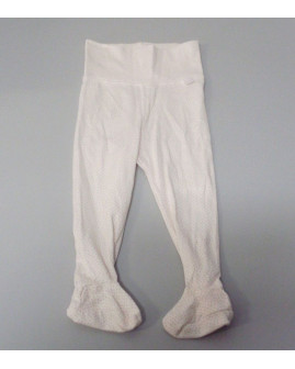 Nohavičky H&M biele s ružovými bodkami, veľ.74