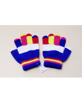 Detské rukavice farebné pletené