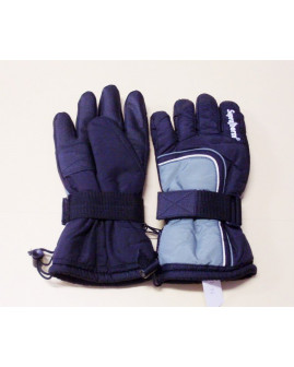 Pánske rukavice lyžiarske čierno-sivé
