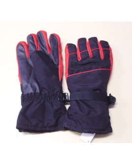 Pánske rukavice Crivit lyžiarske čierno-červené
