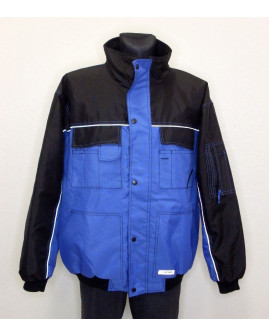 Pracovná bunda modro-čierna, zateplená, veľ.XXL